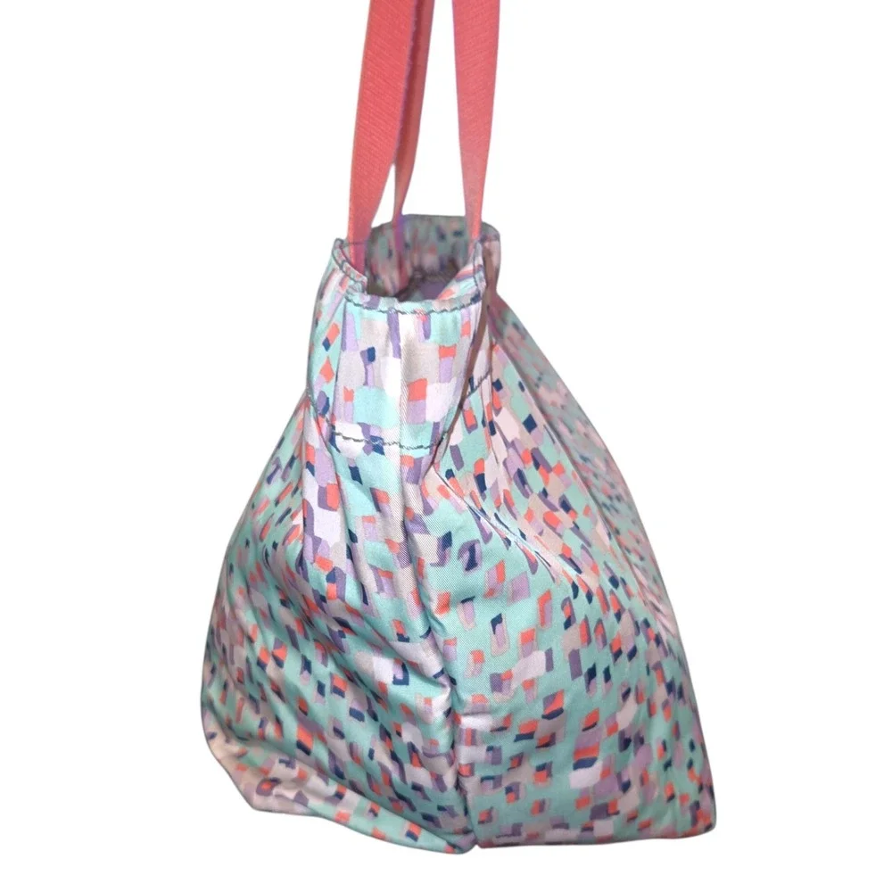 Fossil Key-Per E/W Shopper Tote Bag Women Large Multi Pastel ZB5758 Mosaic Print